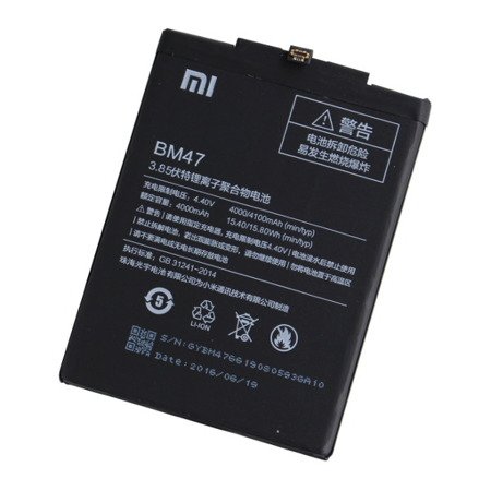 Xiaomi Redmi 3/ Redmi 4X bateria BM47 - 4000 mAh