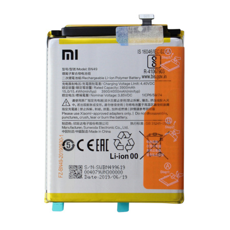 Xiaomi Redmi 7A oryginalna bateria BN49 - 4000 mAh 