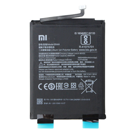 Xiaomi Redmi Note 7 bateria BN4A - 4000 mAh 