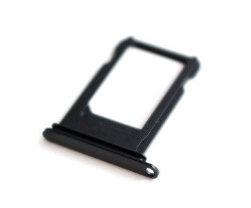 iPhone 7 Plus szufladka karty SIM - czarna połysk/ jet black