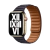  Pasek Leather Link S/M Apple Watch 1/ 2/ 3/ 4/ 5/ 6/ 7 Series 38/ 40/ 41mm - atramentowy (Ink)