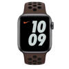 Apple Watch 1/ 2/ 3/ 4/ 5/ 6/ 7 Series 38/ 40/ 41mm pasek Nike Sport Band MJ6J3AM/A - brązowo-czarny (Ironstone/ Black)   