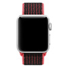 Apple Watch 1/ 2/ 3/ 4/ 5/ 6/ 7 Series 38/ 40/ 41mm pasek Sport Loop MRPD2ZM/A - czerwono-czarny (Bright Crimson/Black)