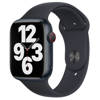 Apple Watch 1/ 2/ 3/ 4/ 5/ 6/ 7 Series 42/ 44/ 45mm pasek Sport Band MKUQ3ZM/A - czarny (Midnight)