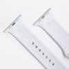 Apple Watch 1/ 2/ 3/ 4 Series 42/ 44mm pasek Silicone Sport S/M - biały