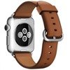 Apple Watch 38 mm pasek Classic Buckle MMH92ZM/A - brązowy (Saddle Brown)