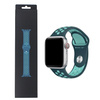 Apple Watch Series 1/ 2/ 3/ 4/ 5/ 6/ 7 Series 42/ 44/ 45mm pasek Nike Sport Band MXR12AM/A - turkusowo-zielony (Midnight Turquoise/Aurora Green)