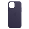 Apple iPhone 12 Pro Max etui skórzane Leather Case MagSafe MJYT3ZM/A - ciemnofioletowe (Deep Violet)