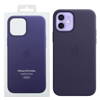 Apple iPhone 12 Pro Max etui skórzane Leather Case MagSafe MJYT3ZM/A - ciemnofioletowe (Deep Violet)