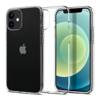 Apple iPhone 12 mini etui silikonowe Spigen Liquid Crystal ACS01740 - transparentne 