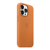 Apple iPhone 13 Pro etui skórzane Leather Case MagSafe MM193ZM/A - ciemnopomarańczowe (Golden Brown)