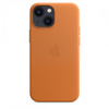 Apple iPhone 13 mini etui skórzane Leather Case MagSafe MM0D3ZM/A - ciemnopomarańczowe (Golden Brown)
