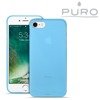 Apple iPhone 7/ 8 etui silikonowe i folia ochronna Puro IPC74703-BLUE - niebieskie