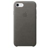 Apple iPhone 7/ 8 etui skórzane Leather Case MMY12ZM/A - szare (Storm Gray)