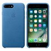 Apple iPhone 7 Plus/ 8 Plus etui skórzane Leather Case MMYH2ZM/A - niebieski (Sea Blue)