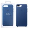 Apple iPhone 7 Plus/ 8 Plus etui skórzane Leather Case MPTF2ZM/A - niebieski