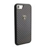 Apple iPhone 7 etui Automobili Lamborghini Carbon Fiber Case Elemento D3 - czarne