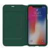Apple iPhone X/ XS etui Booklet Case CJ6199 - zielone