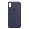 Apple iPhone X etui silikonowe MQT32ZM/A - granatowy (Midnight Blue)