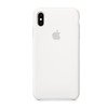 Apple iPhone XS Max etui silikonowe MRWF2ZM/A - białe (White)