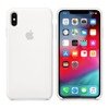 Apple iPhone XS Max etui silikonowe MRWF2ZM/A - białe (White)