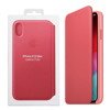 Apple iPhone XS Max etui skórzane Leather Folio MRX62ZM/A - różowy (Peony Pink)