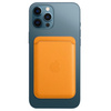 Apple portfel Leather Wallet iPhone MagSafe MHLP3ZM/A - jasnopomarańczowe (California Poppy)