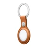 Brelok skórzany do Apple AirTag Leather Key Ring - ciemnopomarańczowy (Golden Brown)