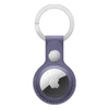 Brelok skórzany do Apple AirTag Leather Key Ring - fioletowy (Wisteria)