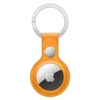 Brelok skórzany do Apple AirTag Leather Key Ring - jasnopomarańczowy (California Poppy)