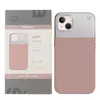Etui Atom Studios Split Silicone MagSafe do Apple iPhone 13 - różowo-srebrne