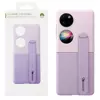 Etui Huawei Stand PU Case do P50 Pocket - fioletowe (Lavender Purple)