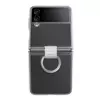Etui Samsung Clear Cover with Ring do Galaxy Z Flip4 - transparentne