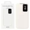 Etui Samsung Smart View Wallet Case do Galaxy S23 Plus - kremowe