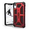 Etui do Apple iPhone XR UAG Monarch Carbon - czarno-czerwone (Crimson)