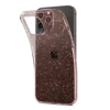 Etui na Apple iPhone 12 Pro Max Spigen Liquid Crystal Glitter silikonowe - różowe (Rose Quartz)