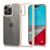 Etui na Apple iPhone 14 Pro Max Spigen Crystal Hybrid - transparentne z beżową ramką