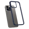 Etui na Apple iPhone 14 Pro Spigen Ultra Hybrid - transparentne z granatową ramką (Navy Blue)