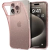 Etui na Apple iPhone 15 Pro Max Spigen Liquid Crystal Glitter silikonowe - różowe (Rose Quartz)