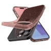 Etui na Apple iPhone 15 Pro Max Spigen Liquid Crystal Glitter silikonowe - różowe (Rose Quartz)