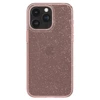 Etui na Apple iPhone 15 Pro Max Spigen Liquid Crystal Glitter silikonowe - różowe (Rose Quartz)