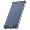 Etui na telefon Samsung Galaxy A3 2016 Clear Cover - transparentne z granatową ramką