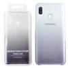 Etui na telefon Samsung Galaxy A40 Gradation Cover - półprzezroczysty czarny