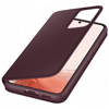 Etui na telefon Samsung Galaxy S22 Smart Clear View Cover -  burgundowe [OUTLET]