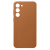 Etui na telefon Samsung Galaxy S23 Plus Leather Case - brązowe