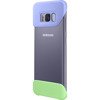 Etui na telefon Samsung Galaxy S8 2Piece Cover - fioletowo-zielone