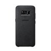 Etui na telefon Samsung Galaxy S8 Plus Alcantara - ciemnoszare