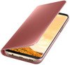 Etui na telefon Samsung Galaxy S8 Plus Clear View Standing Cover - różowe [OUTLET]