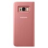 Etui na telefon Samsung Galaxy S8 Plus Clear View Standing Cover - różowe [OUTLET]