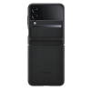 Etui na telefon Samsung Galaxy Z Flip4 Flap Leather Cover - czarne